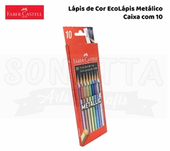Lápis de Cor FABER-CASTELL Com 10 Cores Metálicas - 120410G - comprar online