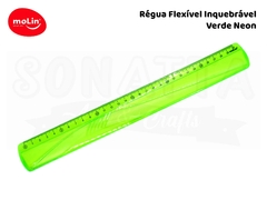 Régua Flexível Molin 30cm 11063 - Verde Neon - comprar online