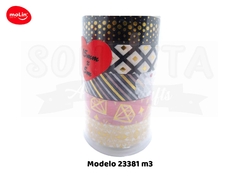 Washi Tape MOLIN Love Tubo com 5 unidades Modelo 3 - 23381 - comprar online
