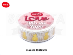 Washi Tape MOLIN Love Avulsa Modelo 3 - 23382