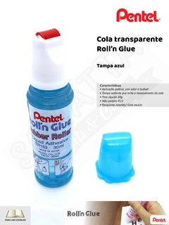 Cola PENTEL Roll’n Glue Azul – ER153-S