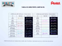 Caneta PENTEL Hybrid Gel Grip Pastel Amarela - K118-LG - loja online