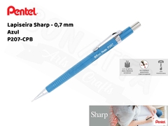 Lapiseira PENTEL Sharp Tradicional Azul 0.7mm – P207-CPB
