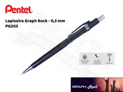Lapiseira PENTEL Graph Rock 0,3mm - PG203