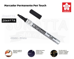 Marcador Artístico Permanente SAKURA Pen Touch 41302 - Prata - comprar online