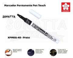 Marcador Artístico Permanente SAKURA Pen Touch XPMKA-49 - Preto - comprar online