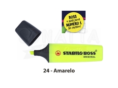 Marcador de Texto STABILO Boss Original - Amarelo 24