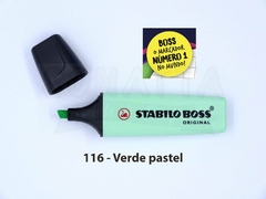 Marcador de Texto STABILO Boss Pastel - Verde 116