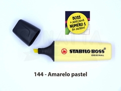Marcador de Texto STABILO Boss Pastel - Amarelo 144