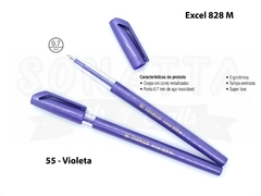 Caneta Esferográfica STABILO Excel 828M - Violeta 55