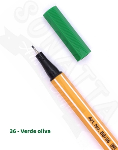 Caneta STABILO Point 88 - Verde Oliva 36 - comprar online