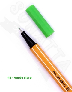 Caneta STABILO Point 88 - Verde Claro 43 - comprar online