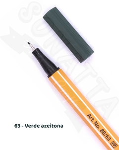 Caneta STABILO Point 88 - Verde Azeitona 63 - comprar online