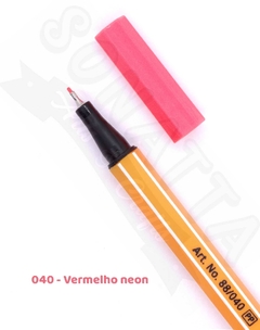 Caneta STABILO Point 88 Neon - Vermelho neon 040 - comprar online