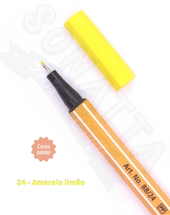 Caneta STABILO Point 88 Pastel - Amarelo Limão 24 - comprar online
