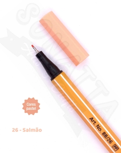 Caneta STABILO Point 88 Pastel - Salmão 26 - comprar online
