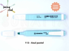 Marcador de Texto STABILO Swing Cool Pastel - Azul 113