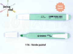 Marcador de Texto STABILO Swing Cool Pastel - Verde 116