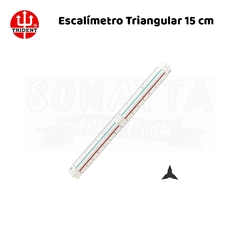 Mini Escalímetro Triangular TRIDENT 15cm - ME-15