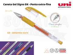 Caneta Uni-ball Signo DX 0,38mm UM-151 - Amarelo Ouro 69 - comprar online