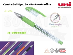 Caneta Uni-ball Signo DX 0,38mm UM-151 - Verde Maçã 72 - comprar online