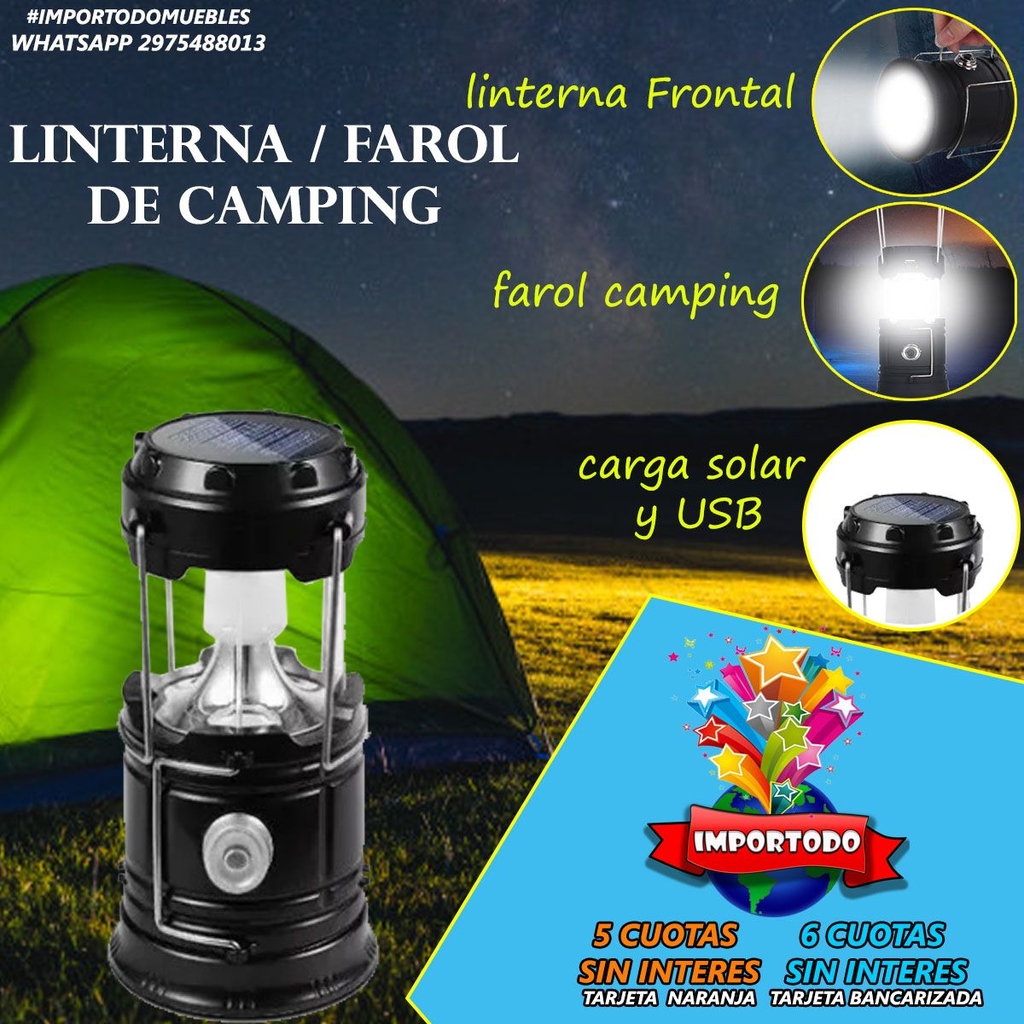 Farol - Linterna camping 3 W - Importodo Jugueterias