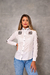 CAMISA FEMININA NFR - BORDADA MANGA LONGA BRNCA