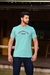 CAMISETA MASCULINA NFR VERDE ÁGUA BORDADA