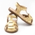 Mini Sandália Gaia Dourada na internet