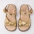 Mini Sandália Marieta Dourada - comprar online