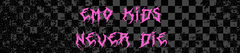 Banner da categoria Emo Kids Never Die