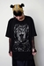 Camiseta Unissex Half Evil - Preto P&B na internet