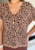 Blusa Jacquard Animal Print