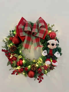 Guirlanda de Natal Mickey Natalino c/ Led 45cm