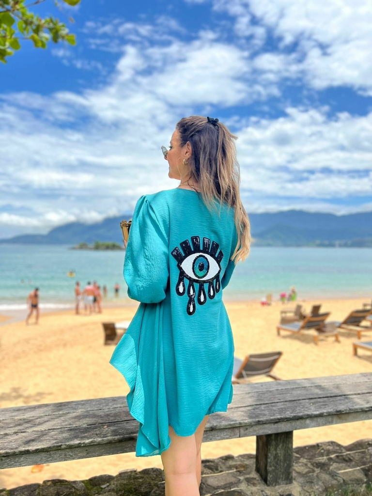 Kimono - Olho Grego - Comprar em Mylatoledo Moda Praia