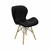 Cadeira Estofada Eiffel Slim Wood Pés de Madeira - comprar online