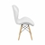 Kit 4 Cadeiras Estofada Eiffel Slim Wood Pés Madeira na internet