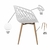 Kit 6 Cadeiras Clarice Nest Wood Com Apoio de Braço - loja online