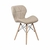 Kit 4 Cadeiras Estofada Eiffel Slim Wood Pés Madeira na internet