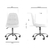 Cadeira Office Eiffel Botonê Ajustável Base Giratória - comprar online