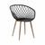 Kit 6 Cadeiras Clarice Nest Wood Com Apoio de Braço - loja online