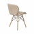 Kit 4 Cadeiras Estofada Eiffel Slim Wood Pés Madeira - loja online