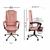 Kit 2 Cadeiras Presidente Ergonômica Apoio Para Pés - comprar online