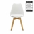 Kit 2 Cadeiras Saarinen Wood Com Estofamento Várias Cores