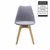 Kit 4 Cadeiras Saarinen Wood Com Estofamento Várias Cores - Oficial