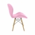 Cadeira Estofada Eiffel Slim Wood Pés de Madeira - comprar online