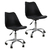 Kit 2 Cadeiras Office Com Rodizio Giratória Saarinen - comprar online