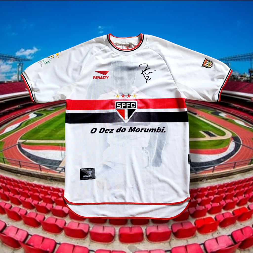 G) Camisa 1 São Paulo Branca Penalty Especial Homenagem #10 Raí'