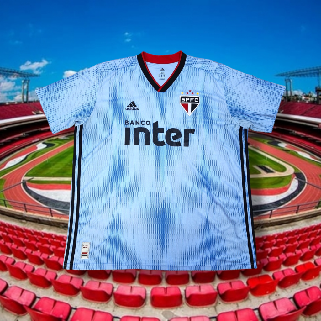 2GG] Camisa 3 São Paulo Adidas 2020 Celeste