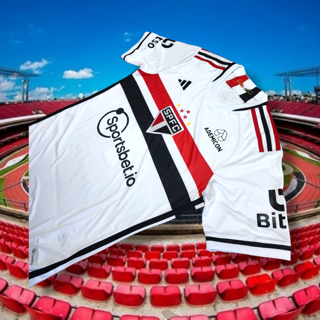 M Camisa 1 Sao Paulo Adidas Sportsbet.io Final Copa do Brasil 2023